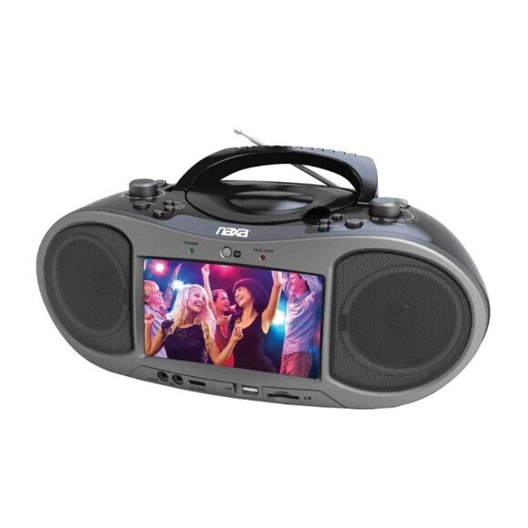 NIB Naxa 7" Bluetooth DVD Player/Boombox Combo TFT/LED Display (NDL-256) - Picture 4 of 6